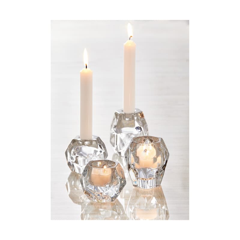 Chapel Mini Pillar 2x2 Ivory Candles Set Of 4 Unscented Paraffin Wax Drip-Free Long Burning 12 Hours