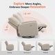 preview thumbnail 47 of 55, MCombo Power Swivel Rocker Recliner with Lumbar Support, Electric Nursery Glider Recliner Chair