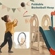 preview thumbnail 4 of 33, Kids Slide with Bus Play Structure, Freestanding Bus Toy with Slide for Toddlers, Bus Slide Set with Basketball Hoop