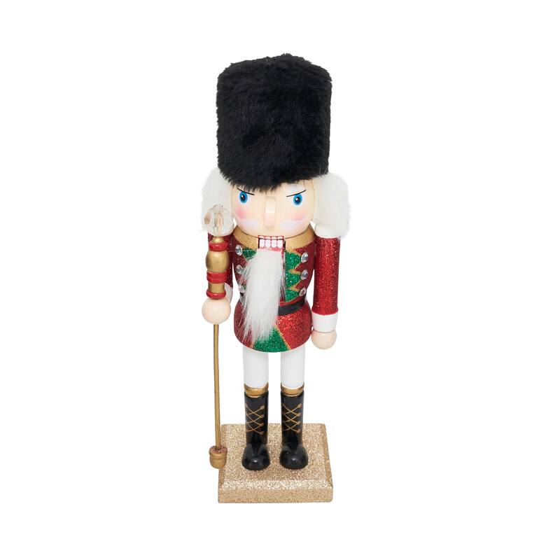 Traditional Nutcracker Figurine, Holiday Décor - Royal Guard - 10"