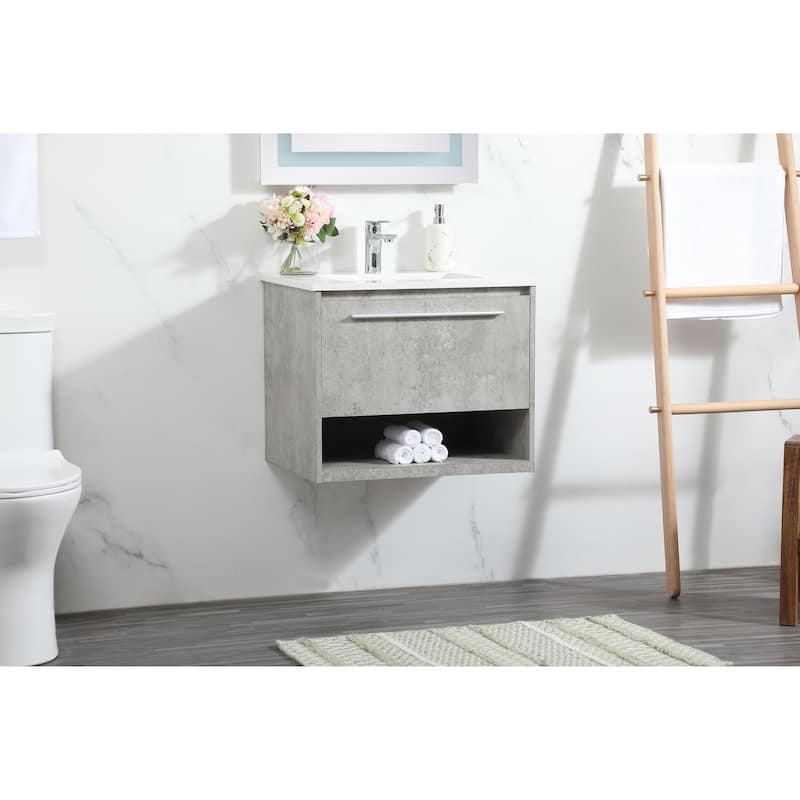Brush 24 - 30 Inch Single Bathroom Vanity