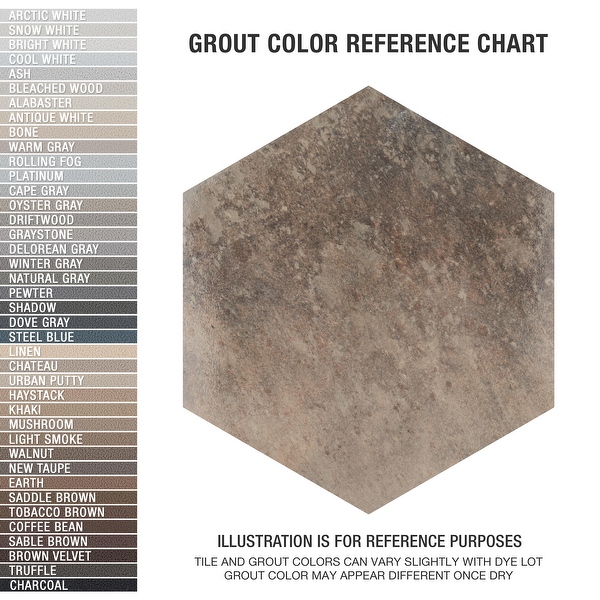 Merola Tile Capri Hex Terra 7