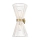 preview thumbnail 6 of 7, Golden Lighting 6938-2W WR Avon 2 Light 17" Tall Wall Sconce