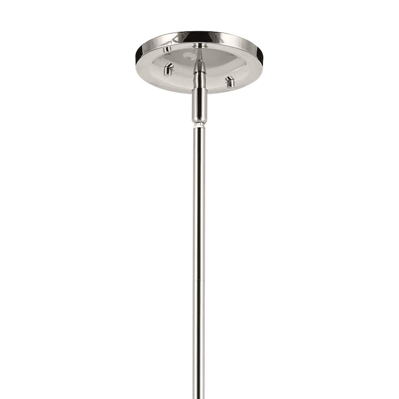 Eadie 30.75 Inch 4 Light Chandelier in Polished Nickel
