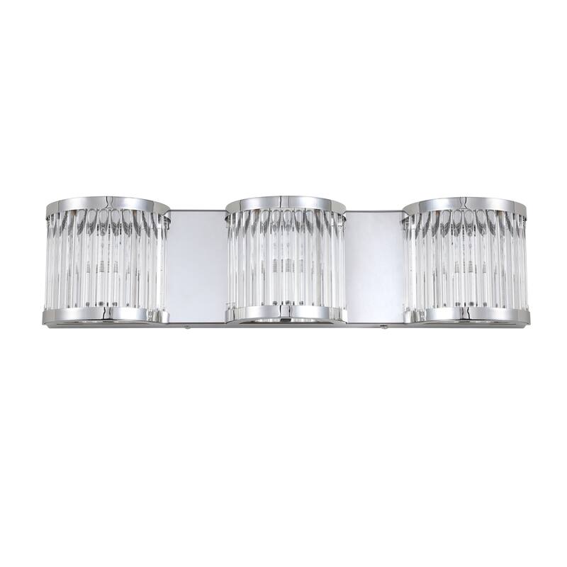 SAFAVIEH Lighting Maverick Three Light LED Wall Sconce - 19"x3.3"x4.8"