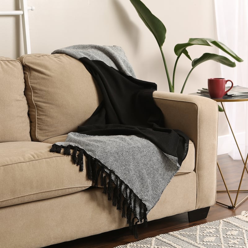 Urban Cityscape Border Throw 50x60