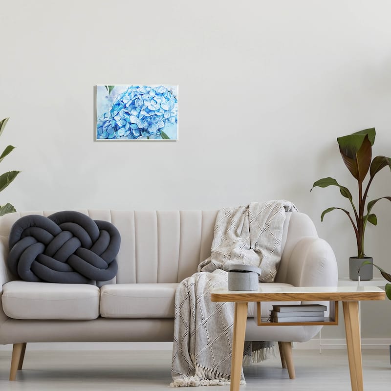 Stupell Blue Hydrangea Blossom Leaves Wall Plaque Art by Ziwei Li