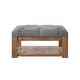 preview thumbnail 20 of 26, Lennon Pine Storage Ottoman Coffee Table by iNSPIRE Q Artisan