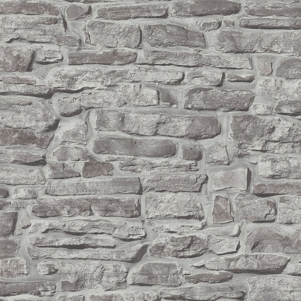 Galerie Wallcoverings Bricks and More Collection Rustic Stone Wall Matte Finish Vinyl on Non-woven Wallpaper Roll