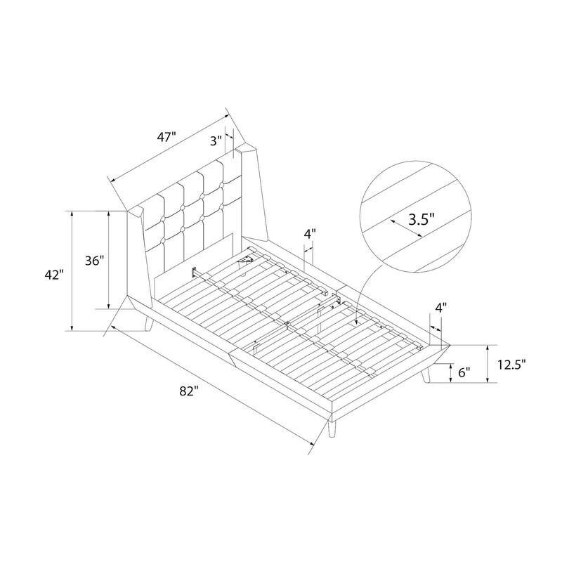 Avenue Greene Ansel Upholstered Bed