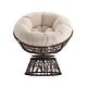 preview thumbnail 19 of 30, Papasan Swivel Patio Lounge Chair