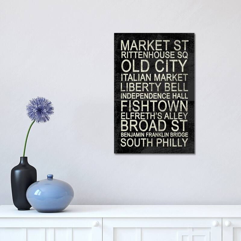 iCanvas "Philly" by Erin Clark Canvas Print - 18x12x1.5