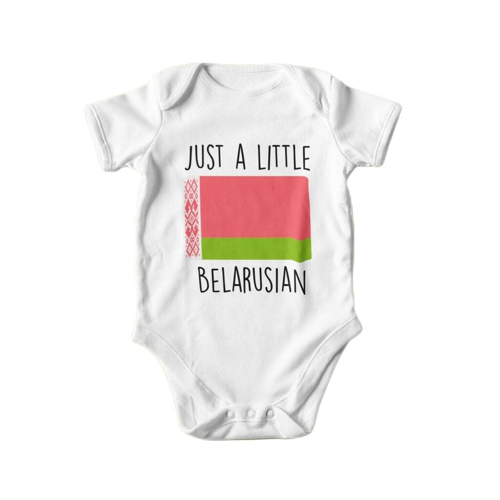 Belarus - Baby Boy Girl Clothes Infant Bodysuit Funny Cute Newborn