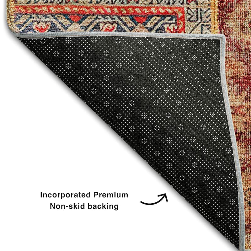 Premium Washable Super Soft Boho Patches Mayfield Rug