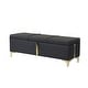 preview thumbnail 9 of 26, Upholstered Bedroom Sets with Queen Platform Bed and Storage Ottoman