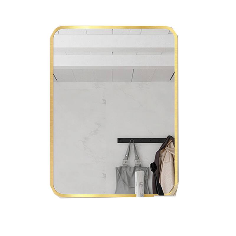20 in./ 24 in. Rectangular Framed Wall Mounted Bathroom Mirror