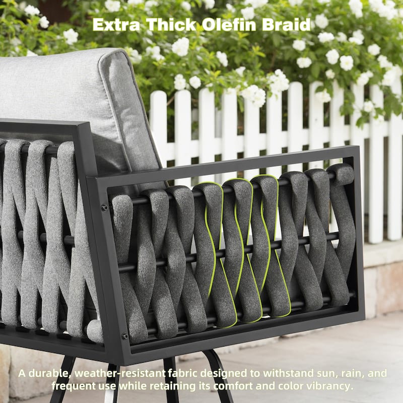 XIZZI 6-Piece Outdoor Patio Furniture Conversation Set