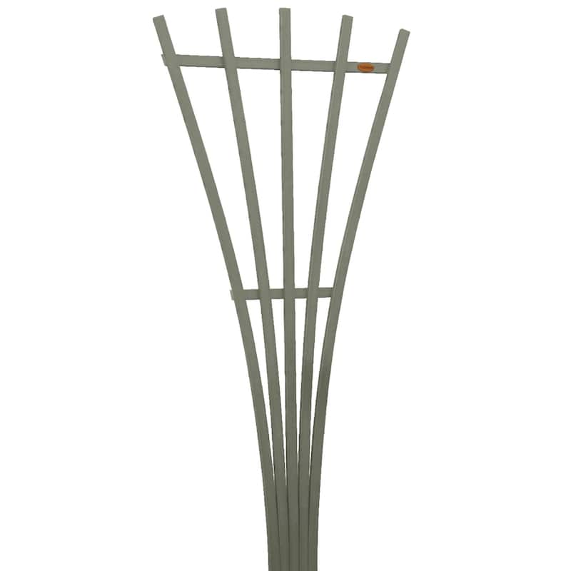 HIGHWOOD Eco-Friendly 6ft Traditional Fan Trellis - Eucalyptus