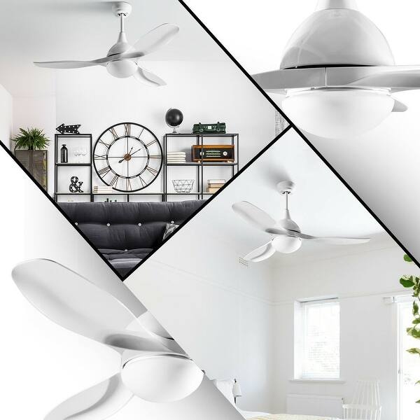 48 Ceiling Fan With Light - Modern DC Motor, Remote Control