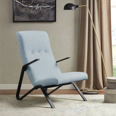Manhattan Light Blue Accent Chair by Martha Stewart