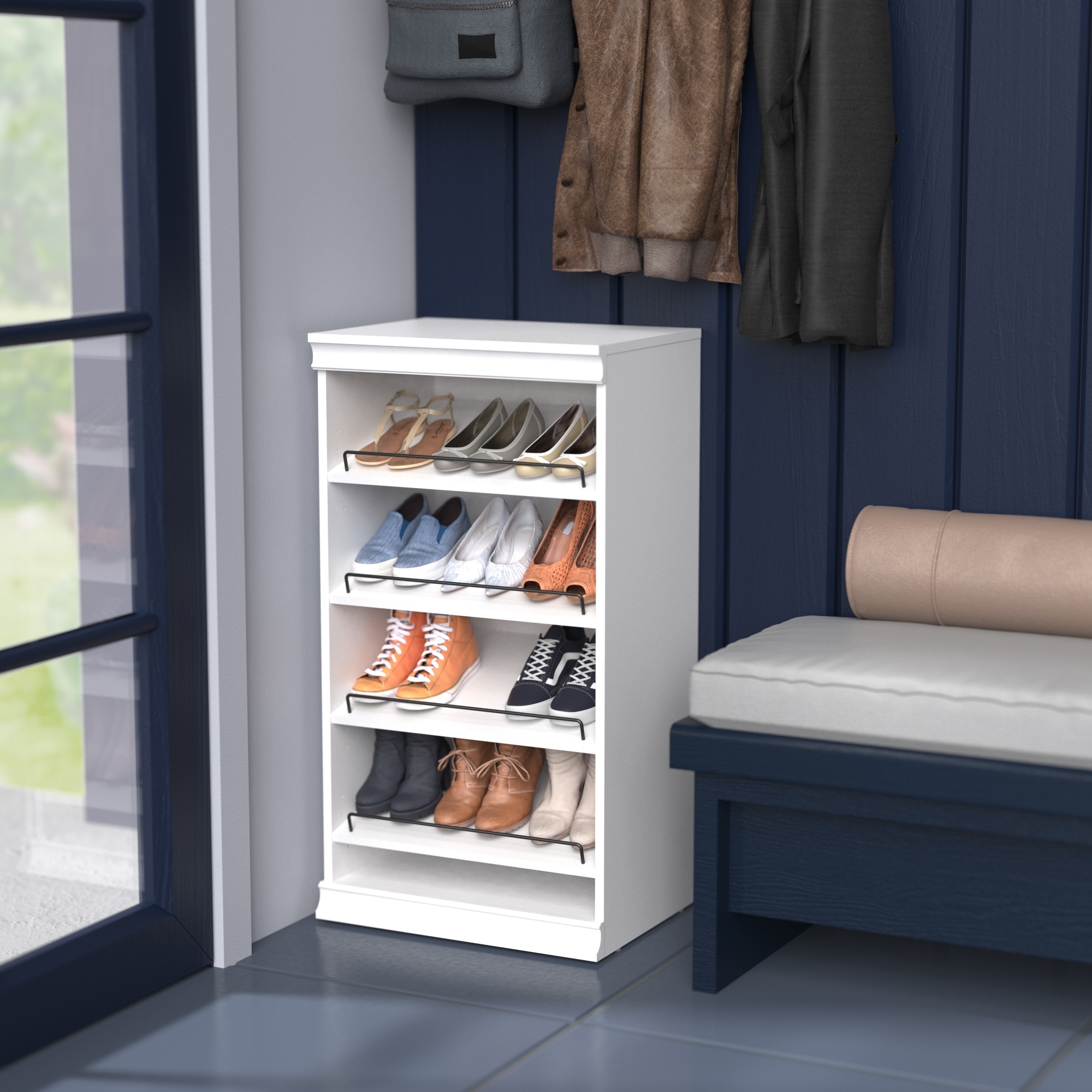 12 Pair Shoe Organizer And Shelving Amazon.com: SONGMICS 12 Tier Shoe