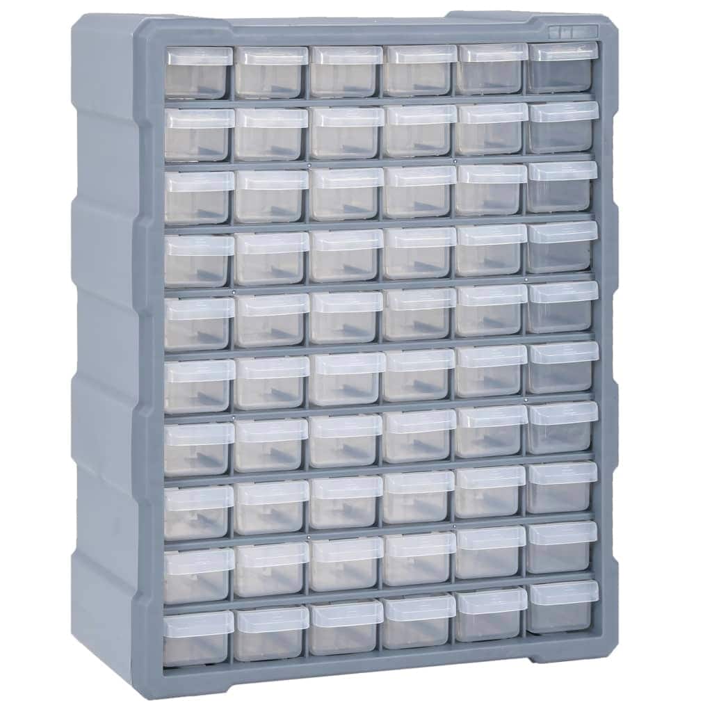 vidaXL Multi-drawer Organizer with 60 Drawers 15"x6.3"x18.7"
