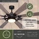 preview thumbnail 6 of 14, Burlington 68 in. Indoor Outdoor Windmill Ceiling Fan with Reversible Blades, LED Light Kit, Remote, 6 Speeds Efficient DC Motor