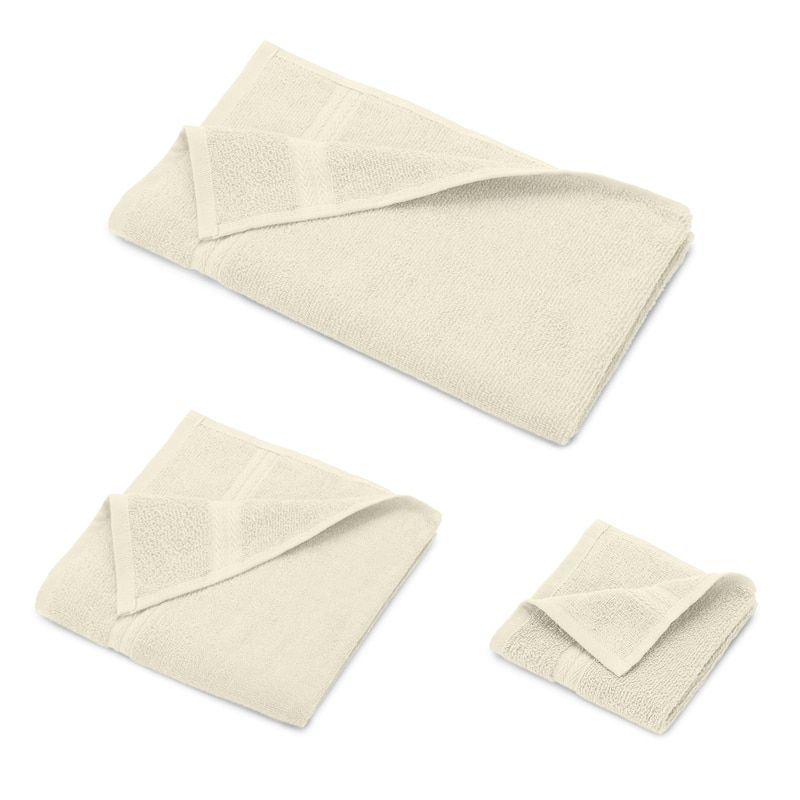 Superior Miami 100% Cotton 6-Piece Towel Set - Lightweight & Quick Drying