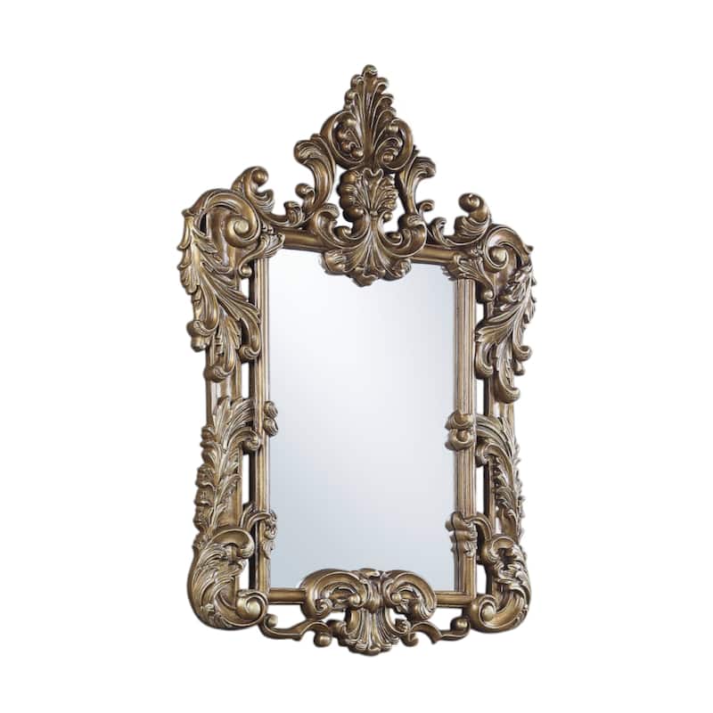 Constantine Brown & Gold Finish Mirror - Mirror Only - Brown,Gold