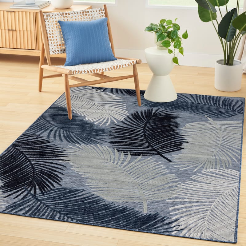 Nourison Suncoast Indoor/Outdoor Nature Area Rug.