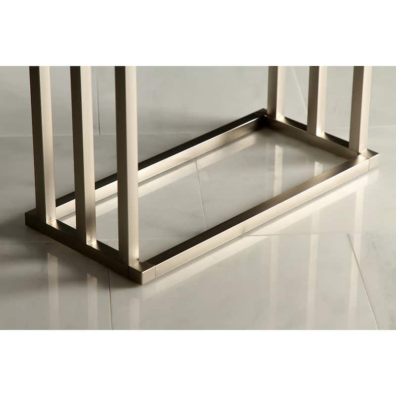 Edenscape Freestanding 3-Tier Towel Rack in Brushed Brass