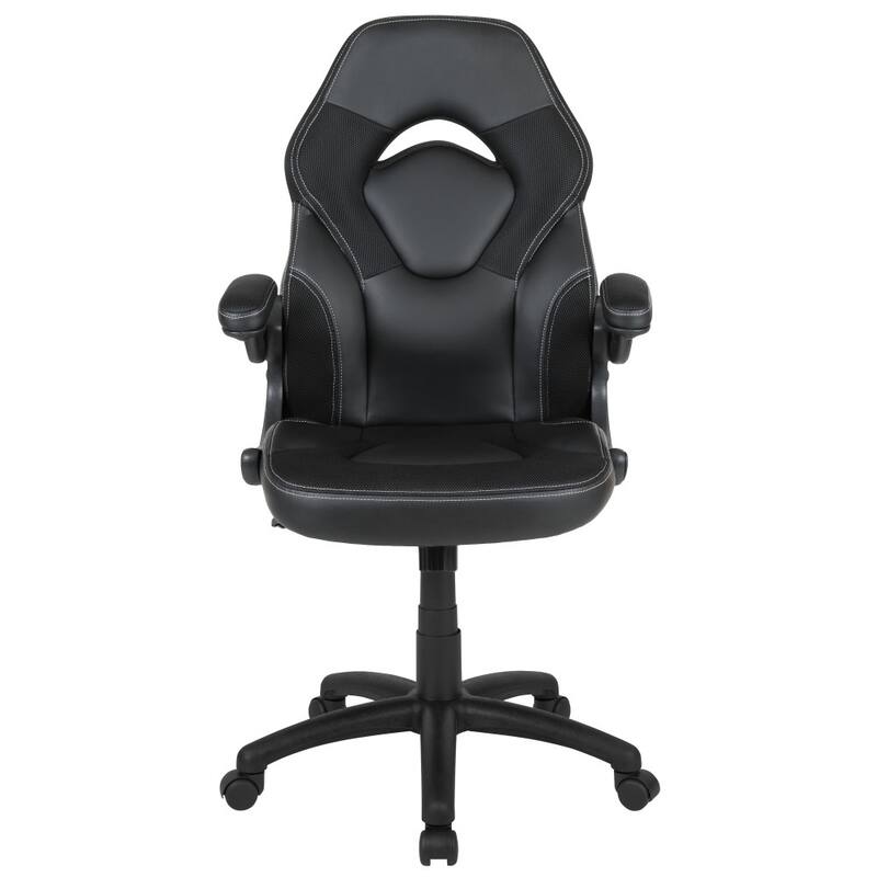 High Back Racing Style Ergonomic Gaming Chair with Flip-Up Arms
