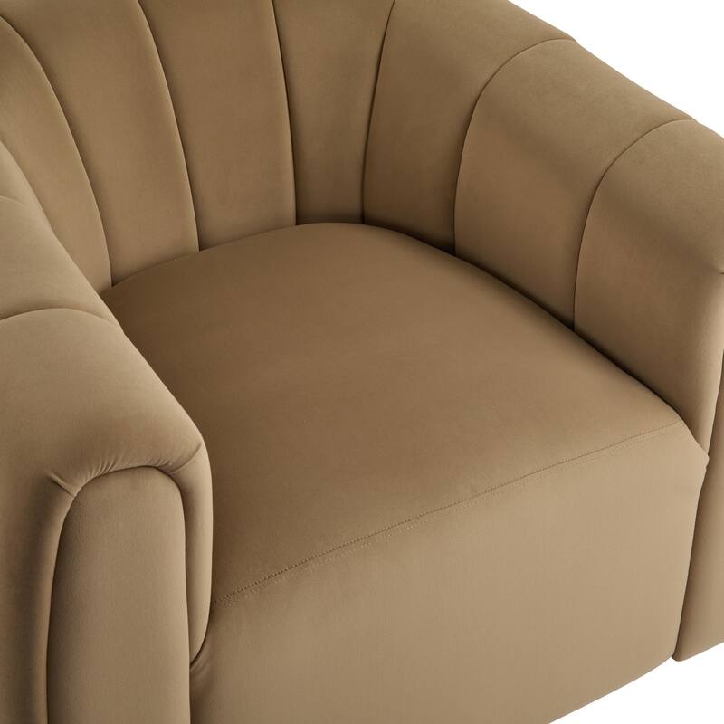 Monroe Indoor Modern Swivel Club Chair by Christopher Knight Home