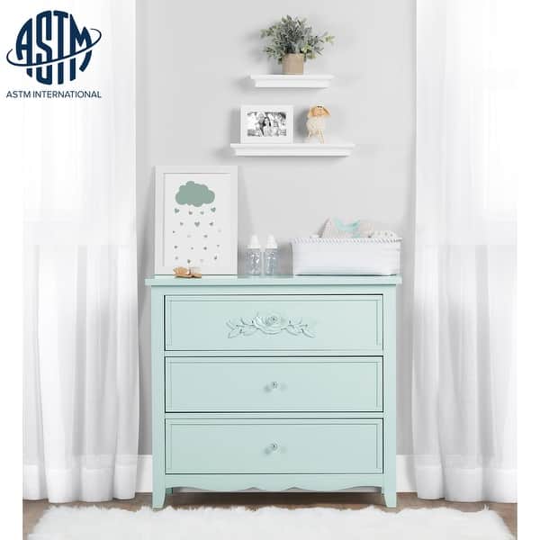 green emerald velvet dress Davinci Shea 6-Drawer Dresser Warm White/Honey