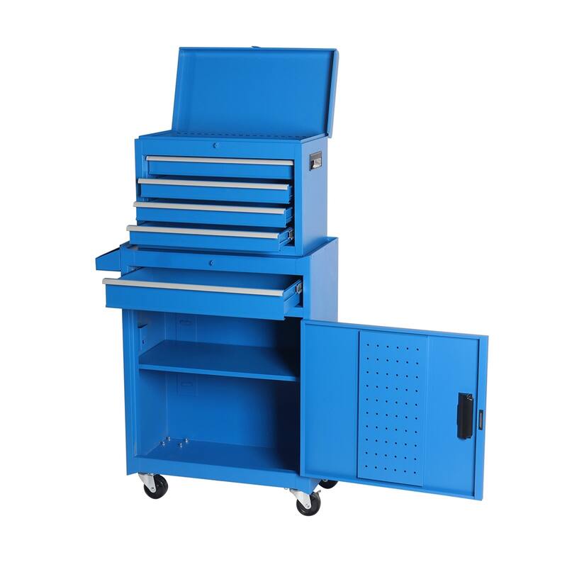 Tool Chest,Rolling Tool Storage Cabinet with Detachable Top Tool Box