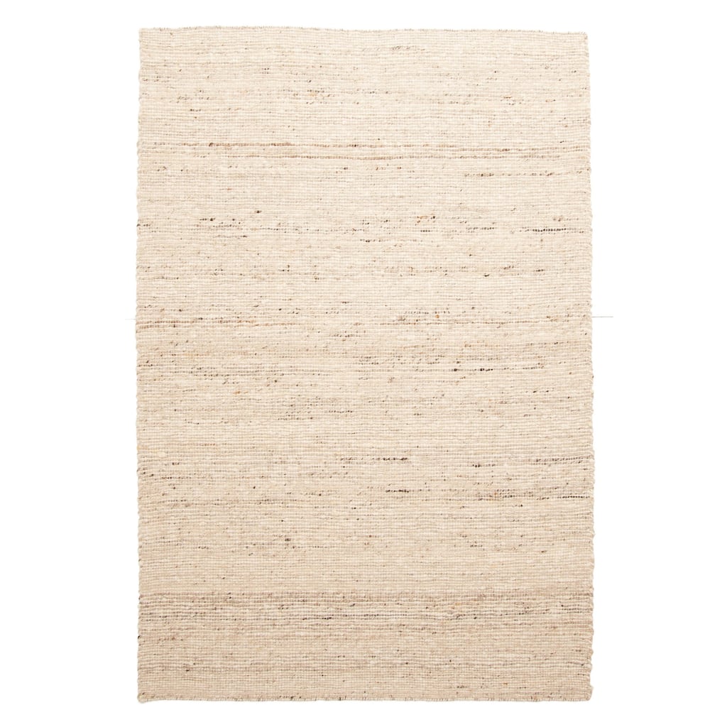 ECARPETGALLERY Braid weave Sienna Tan Wool Rug - 5'2 x 7'7