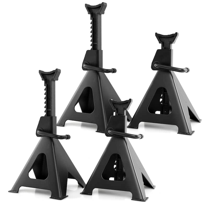 Costway 2/4 Pairs 13,000 lbs Capacity Jack Stands with 14"-23" - 4 Pairs