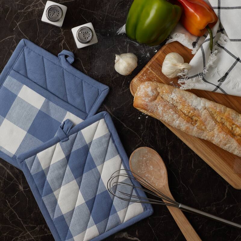 DII Vintage Red Buffalo Check Dishtowel (Set of 3)