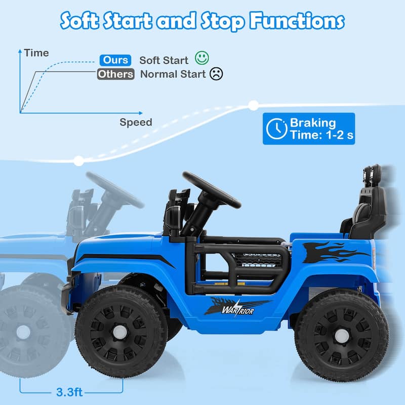 Costway 12V Kids Ride on Truck Car Battery Powered Electric Vehicle - See Details