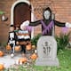 8ft Garden LED String Lights Grim Reaper and Grave Inflatable Halloween Decoration