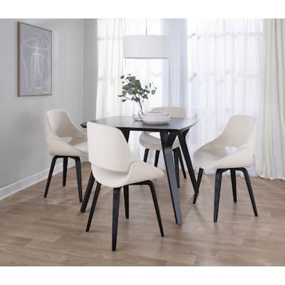 Carson Carrington Svellingen Dining Chair with Bent Wood Legs (Set of 2)
