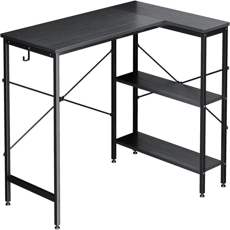 47 Inch Small L Shaped Computer Desk