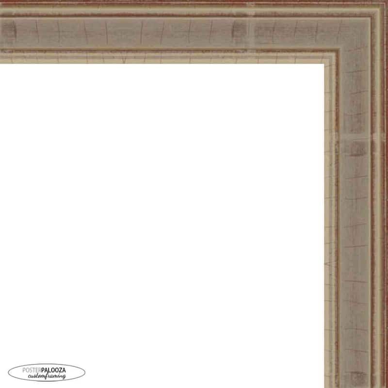 12x15 Traditional Silver Complete Wood Picture Frame with UV Acrylic ...