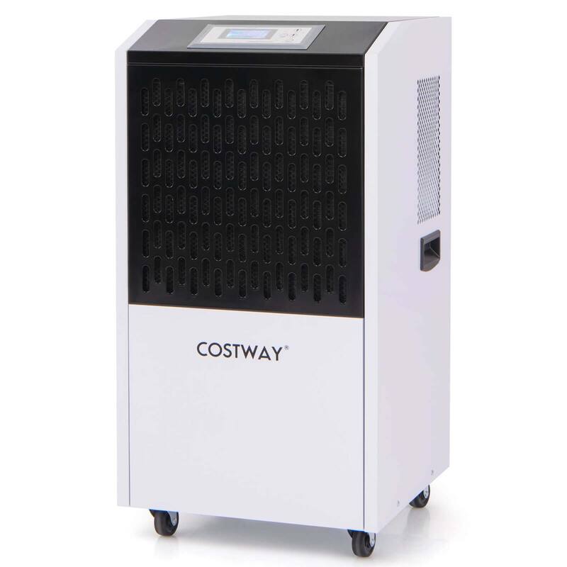 Costway 250-Pint Commercial Dehumidifier with Drain Hose 8,500 Sq. ft - See Details - Multi