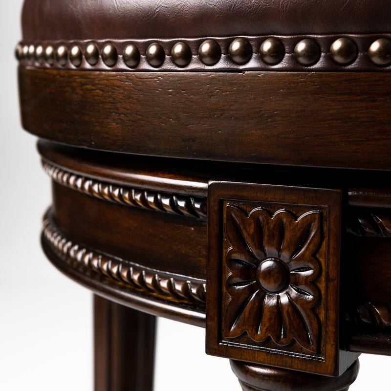 Maven Lane Pullman Swivel Kitchen Dining Stool
