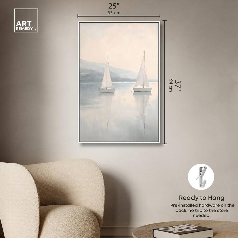 Dreaming of Sails II Canvas by Art Remedy