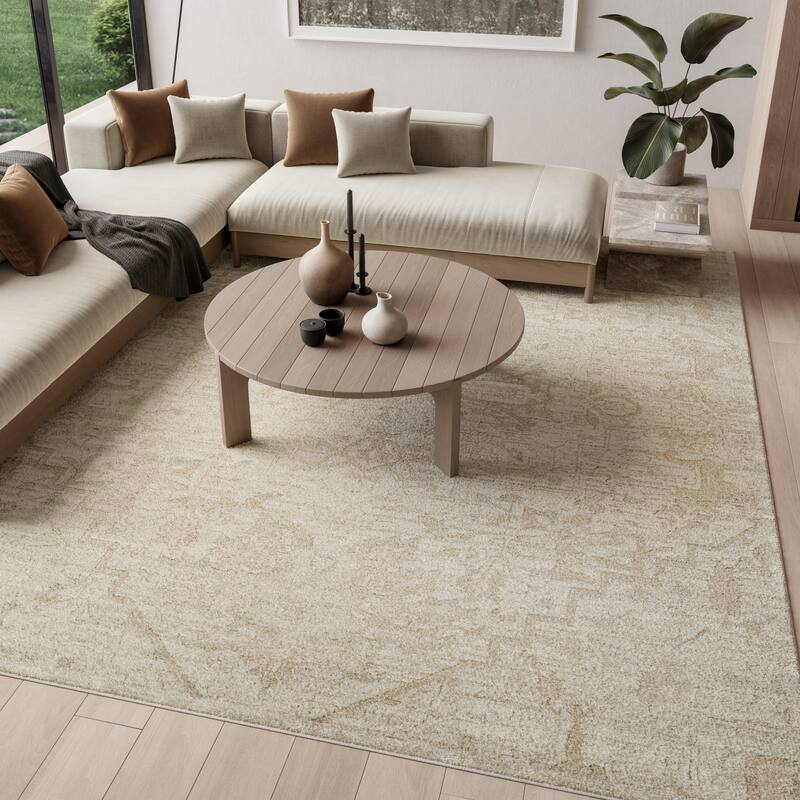 Nourison Dekor Indoor only Cream / Ivory Persian Area Rug