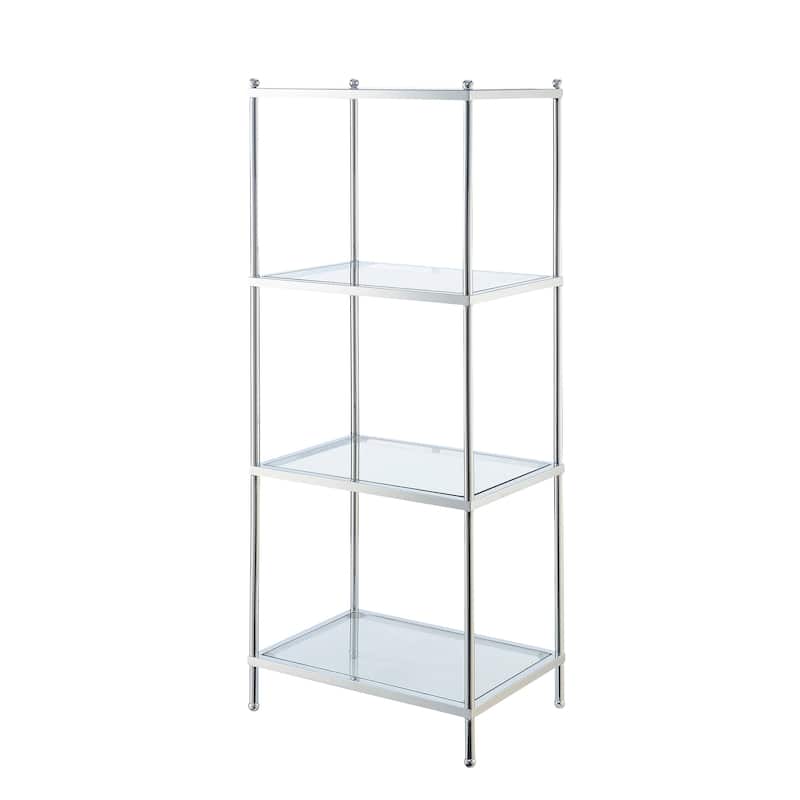 Convenience Concepts Royal Crest 4 Tier Glass Tower