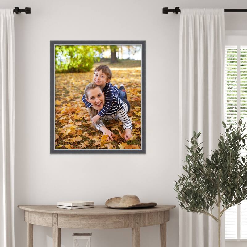 Eva Black Silver Thin Framed Picture Frame, Photo Frame