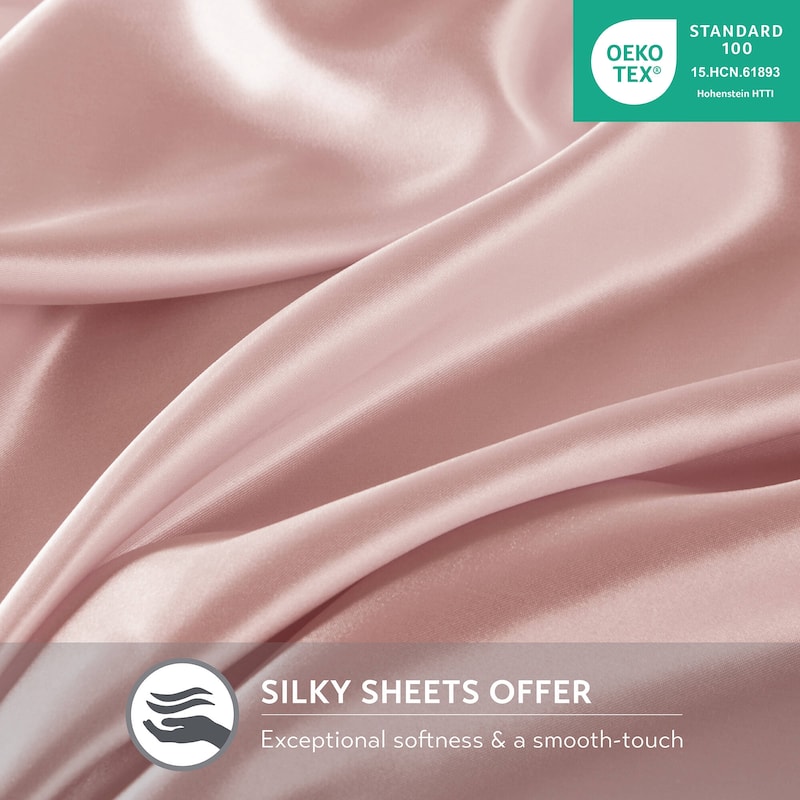 Madison Park Essentials Satin Luxury 6 PC Sheet Set